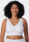 Bustier Microware removable pads white - Invisible Soft