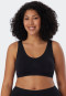 Black seamless bustier - Seamless light