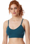 Bustier seamless removable pads petrol - Casual Seamless