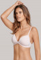 Triangel-BH bügellos gepaddet rosé - Long Life Softness