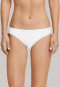 Slip taï en tissu côtelé blanc - Personal Fit Rippe