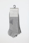 Herrensneaker 3er-Pack stay fresh silbergrau-melange - Bluebird