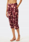 Pants 3/4-length modal pockets floral print multicolored - Mix & Relax