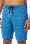 Korte broek indigo patroon - Mix+ Relax