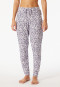 Hose lang Bündchen Blumen multicolor - Mix+Relax