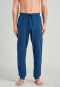 Pantalon long poignets rayures jeans bleu - Mix + Relax