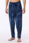 Langere broek in deep sea blue - Mix+ Relax