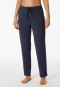 Broek lang / extra lang modal blauw - Mix + Relax