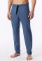 Hose lang faded denim bedruckt - Mix+Relax