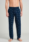 Pantalone lungo in fine interlock con anatra di colore blu notte - Mix + Relax