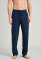 Broek lang fijn interlock suikerstokken rood  Mix + Relax