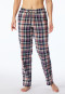 Hose lang Flanell Organic Cotton Karos multicolor - Mix+Relax