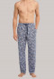 Pants long denim blue patterned - Mix + Relax