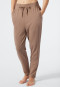 Pants long lyocell brown - Mix & Relax Lounge