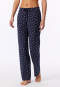 Lange broek stippen donkerblauw - Mix+ Relax