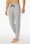Pants long single jersey jacquard stripes midnight blue - Mix+Relax