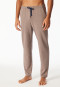 Hose lang Single Jersey Jacquard Streifen nougat - Mix+Relax