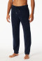 Pantaloni lunghi in velluto blu notte - Mix+ Relax