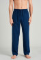 Broek lang flanel strepen blauw  Mix+Relax