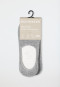 In-shoe sokken 2-pack, zilvergrijs gemêleerd - Long Life Cool