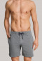 Long Boxer Jersey dunkelgrau meliert - Mix & Relax Cotton