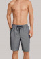 Long Boxer Webware Fischgrat dunkelgrau gemustert - Mix & Relax