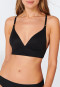 Microfiber lounge bra without clasp racerback black - Mix & Relax Lounge