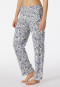 Loungebroek lang bloemenprint meerkleurig - Mix+Relax
