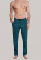 Long lounge pants fine interlock green checkered - Mix & Relax