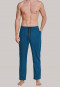 Loungehose lang Flanell Streifen nachtblau - Mix+Relax