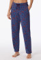 Lounge pants long jersey flowers multicolored - Mix & Relax