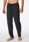 Loungehose lang Jersey schwarz gemustert - Mix+Relax