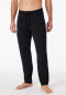 Loungehose lang Jersey schwarz - Mix+Relax