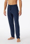 Pantalon d'intérieur long coton bio lilas imprimé - Mix+Relax
