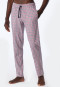 Loungehose lang Organic Cotton kariert rot - Mix+Relax