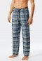 Pantalon d'intérieur long, matière tissée à carreaux, multicolore - Mix + Relax