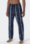 Loungehose lang Webware Organic Cotton kariert mehrfarbig - Mix+Relax