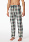Loungehose lang Webware Organic Cotton Karos mehfarbig - Mix+Relax