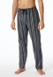 Loungehose lang Webware Organic Cotton Streifen mehrfarbig - Mix+Relax