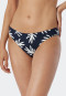 Mini bikini bottoms coral dark blue patterned - Mix & Match Coral Life