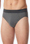 Minislip Organic Cotton gemustert anthrazit - Comfort Fit