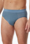 Mini briefs Organic Cotton patterned blue-grey - Comfort Fit