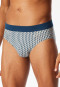 Mini briefs Organic Cotton patterned silver - Comfort Fit