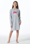 Nachthemd langarm grau-meliert - Nightwear