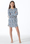 Nachtjapon lange mouwen luipaardmotief off-white - Nightwear