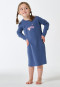 Nachthemd langarm Paris Maus jeansblau - Kids Nightwear
