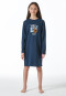 Nachthemd langarm wild blau - Nightwear