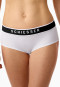 Culotte à double côtes coton bio blanc - Pure Rib
