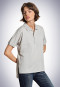 Short-sleeved polo shirt, heather gray - Revival Carla