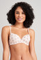 Push-up bra with underwire padded hearts soft pink - I mog di